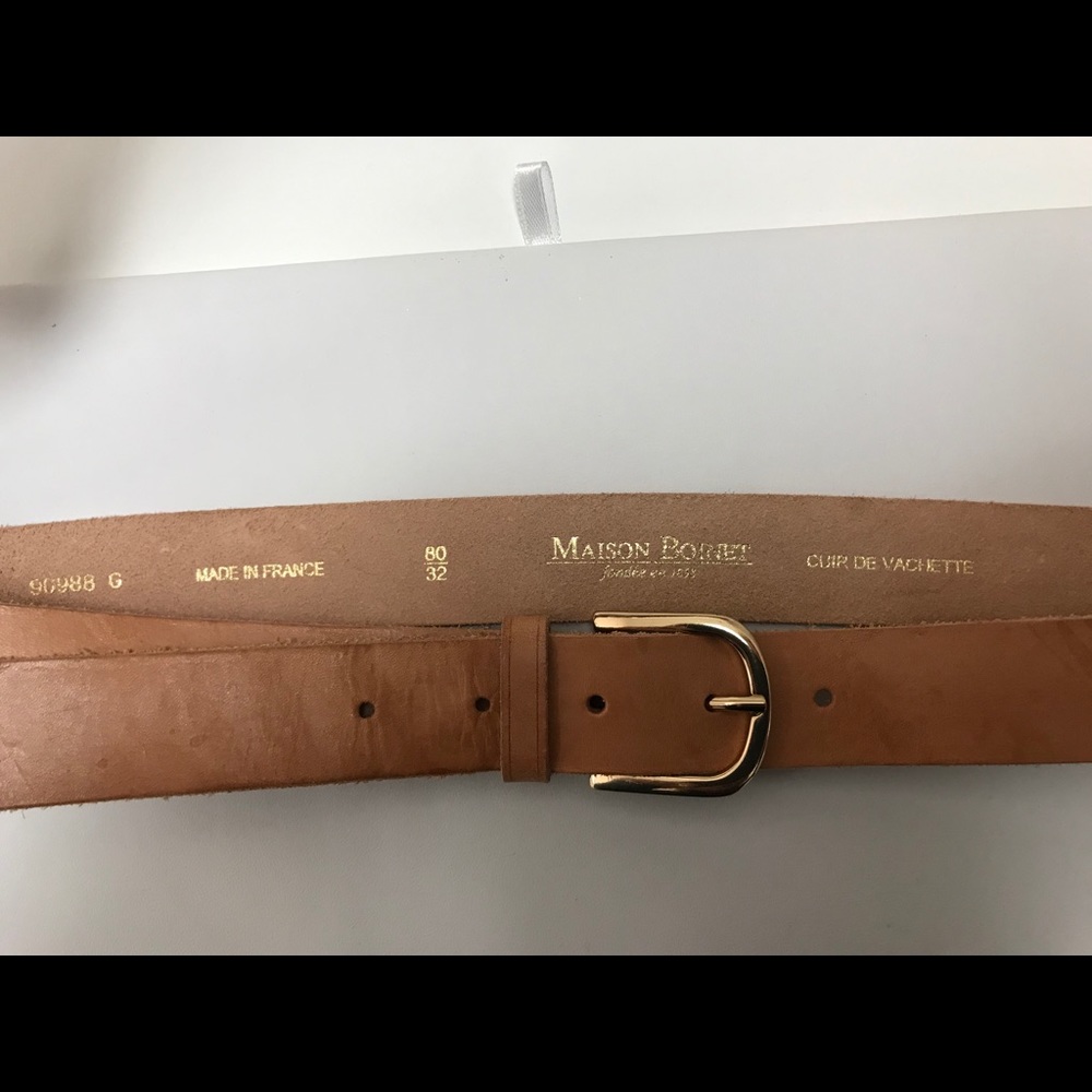 Madison boinet leather belt